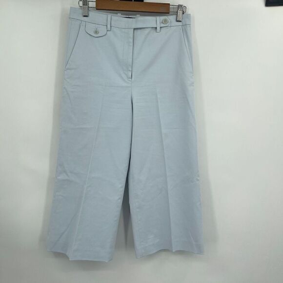 Theory Nadeem’s Cropped Wide Leg Chino Pants - Picture 2 of 9